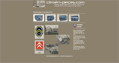 Desktop Screenshot of citroen-pieces.com