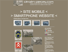 Tablet Screenshot of citroen-pieces.com